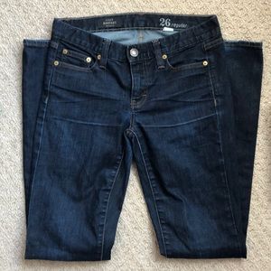 J Crew Bootcut Dark Wash Jean